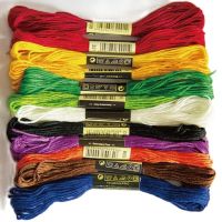 Cross Stitch threads The Unique Style 10 Cross Stitch Cotton Embroidery Thread Floss Sewing Skeins Craft Dofferent Colors