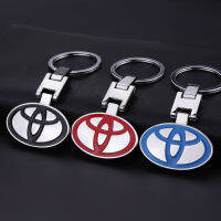 High quality metal car keychain Car emblem key ring Toyota car accessories