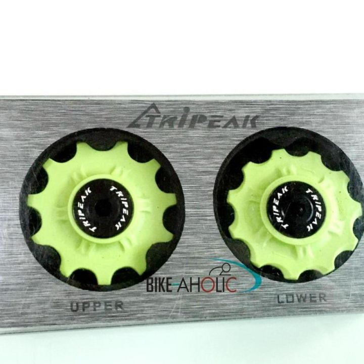 ลูกรอกตีนผี-tripeak-11-speed-super-ceramic-pulley-jockey-wheels-สีเขียว