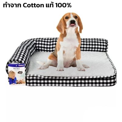 ีเบาะนอนสุนัข เบาะนอนแมว ที่นอนสุนัข ที่นอนแมว เบาะ ที่นอน เตียงสุนัขสัตว์เลี้ยง เบาะนุ่มทำจากผ้า Cotton แท้ ซักเครื่องได้ Petitz