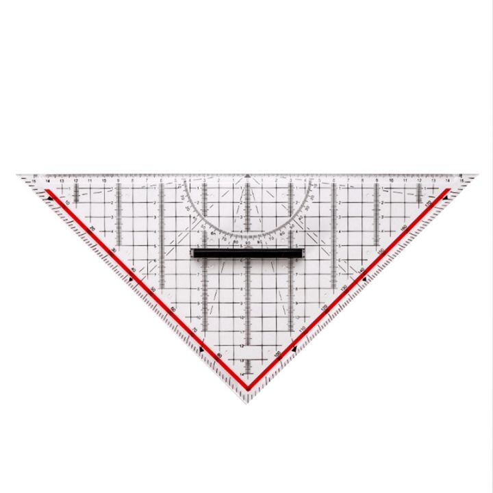 drawing-triangle-ruler-multi-function-drawing-design-ruler-with-handle-protractor-measurement-ruler-stationery