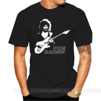 Ritchie Blackmore Black T-Shirt Size-S To 5XL male brand teeshirt men summer cotton t shirt