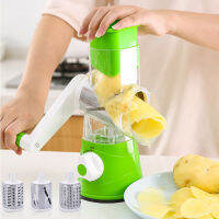 Handheld Rotary Slicers for Vegetables Cheese Grater Shredder Veggie Slicer Chopper 3 Stainless Steel Round Graters BPA Free