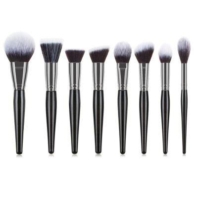 Black Large Makeup Brushes High Quality Face Cosmetic Foundation Powder Blush Kabuki Blending Make Up Brush Kit Tools Makeup Brushes Sets