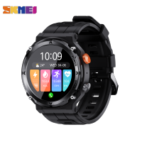 SKMEI 410mAh 1.39 Inch Swimming Pedometer Sport Smartwatch Mens Heart Rate Monitoring Bluetooth Call Smart Watch for Android IOS Protective Gear