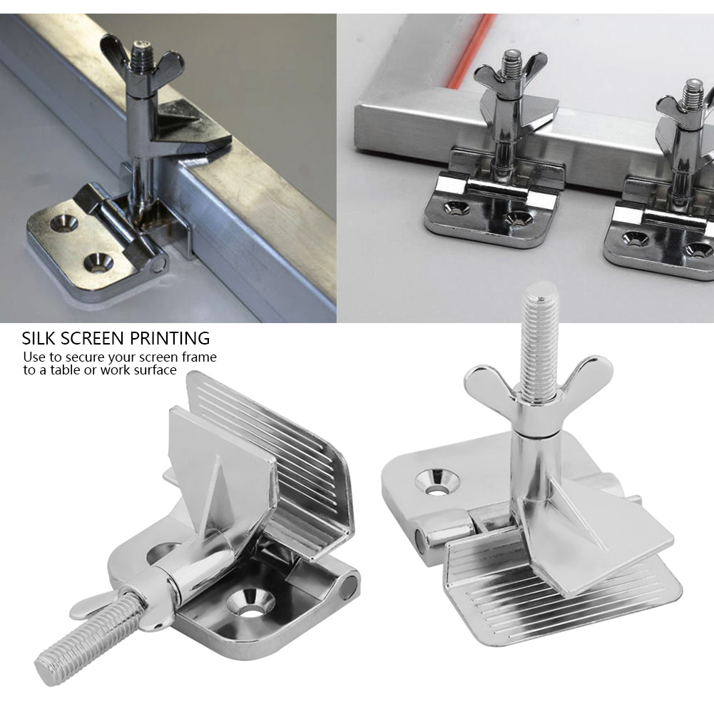 PACK Butterfly Frame Hinge Clamp Silk Screen Printing Hobby DIY Tool US 2PCS 