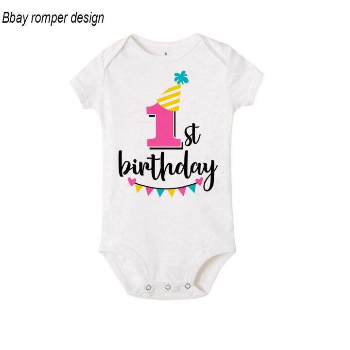 1st Birthday Baby Girl Birthday Party Dress Cute Pink Tutu Cake Outfits