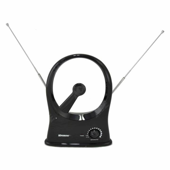 Krisbow antena TV Indoor AV212 Antena dalam rumah Lazada Indonesia