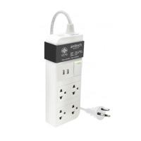 ปลั๊กไฟ 4ช่อง 2USB 1สวิตช์ สายยาว 3เมตร H624 TIS STANDARD POWER STRIP