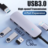 ∋❒✳ USB 3.0 4 Port Hub OTG Adapter 5Gpbs High Speed USB 3.0 2.0 Splitter for Lenovo Xiaomi Macbook Pro Air PC Computer Accessories