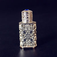 20214pcs24pcs 3ml Antiqued Metal Perfume Bottle Empty Arab Style Alloy Hollow Out Essential Oils Bottle with Glass Dropper