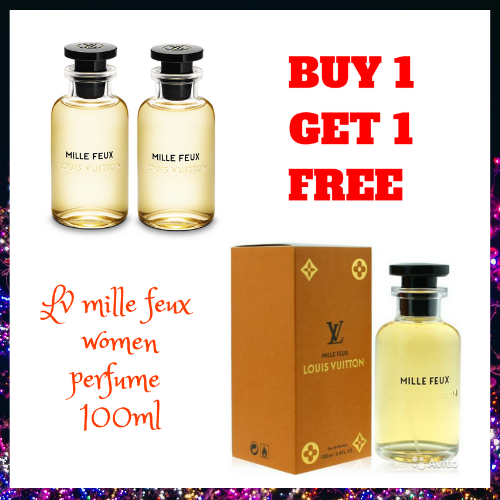 Promo Buy 1 Get 1 Mille Feux LV Women Perfume Heaven Scents Daily  Fragrances 100ml