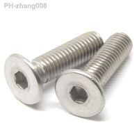 10Pcs/Bag M4 M5M6M8 xL 8 50mm DIN7991 sus304 Inox Hex Socket Flat Countersunk Head Cap Toy Screw