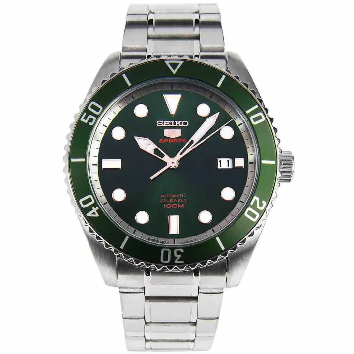 Seiko 5 Sports Automatic Japan Made SRPB93 SRPB93J1 SRPB93J GREEN