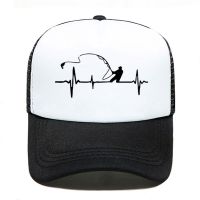 2023 Sarcastic Graphic Fishing Novelty Baseball Cap Men Parentchild Hats Mesh Visor Sun Hat