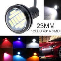 MovFlax 23มม. ตาเหยี่ยว12LED พลังงานสูง4014 SMD หลอดไฟ DRL ตัดหมอกรถยนต์ป้ายจอดรถถอยหลัง