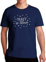 Eddany Crazy About 3D Design Spark T-Shirt