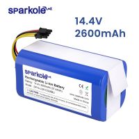 Sparkole 14.4V 2600Mah แบตเตอรี่โทรศัพท์ลิเธียมสำหรับ Cecotec Conga 1290 1390 1490 1590เปลี่ยนเครื่องดูดฝุ่นหุ่นยนต์แบตเตอรี่