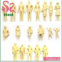 AD8T2 100Pcs พลาสติกครับ สีผิว ของเล่น 1:100/1:75/1:50 Scale คนสร้างแบบจำลอง สถาปัตยกรรม DIY ตัวอักษร ตัวเลขทิวทัศน์