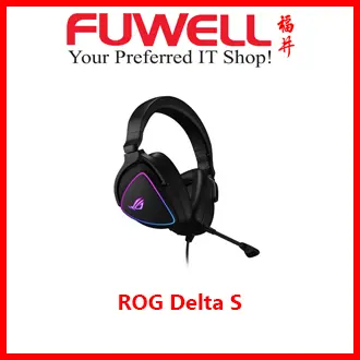 ASUS ROG Delta S Wireless Gaming Headset (AI Beamforming Mic, 7.1 Surround  Sound, 50mm Drivers, Lightweight, Low-latency, 2.4GHz, Bluetooth, USB-C,  For PC, Mac, PS4, PS5, Switch, Mobile Device)- Black 