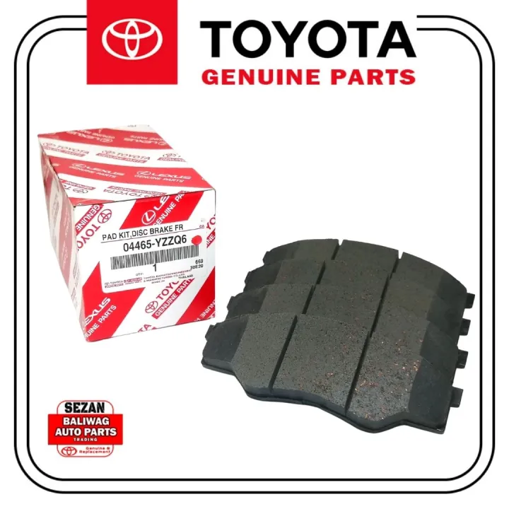 ORIGINAL TOYOTA FRONT BRAKE PAD SET INNOVA 20052015 HILUX 4X2 2005