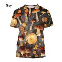 2023 NEWSummer Fashion 3D T-Shirt-Men S And Women S Casual Clothing Women S T-Shirt Mushroom T-Shirt Top