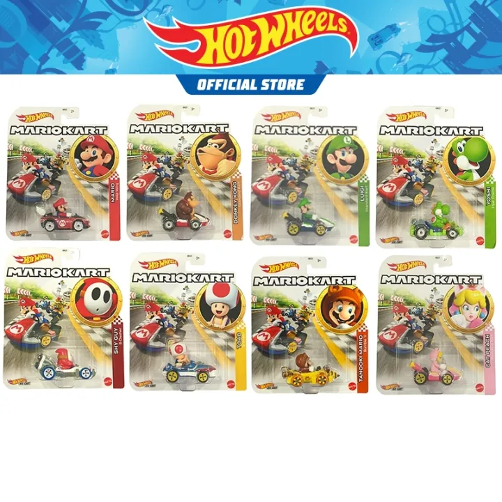Hot Wheels Mario Kart DieCast Vehicles (Set of 8) Lazada