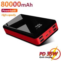 80000MAh Mobile Power Bank High Capacity with 4USB Outdoor Travel Portable Fast Charging Poverbank for Samsung Xiaomi IPhone ( HOT SELL) TOMY Center 2