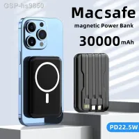 ☬เครื่องชาร์จ FD20W 30000มิลลิแอมป์ต่อชั่วโมงสำหรับธนาคารแม่เหล็ก Magsafe สำหรับ iPhone 14 13อุปกรณ์เสริมภายนอก