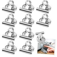 ✁♞ Refrigerator Magnets Heavy Duty Magnetic Clips 10pcs Strong Classroom Magnets For Kitchen Refrigerator Whiteboard Locker