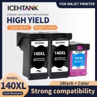 Icehtank เข้ากันได้140 141หมึกตลับหมึกสำหรับ HP 140Xl 140 141 141Xl Photosmart C4583 C4283 C4483 Hp C5283 D5363เครื่องพิมพ์ D4263