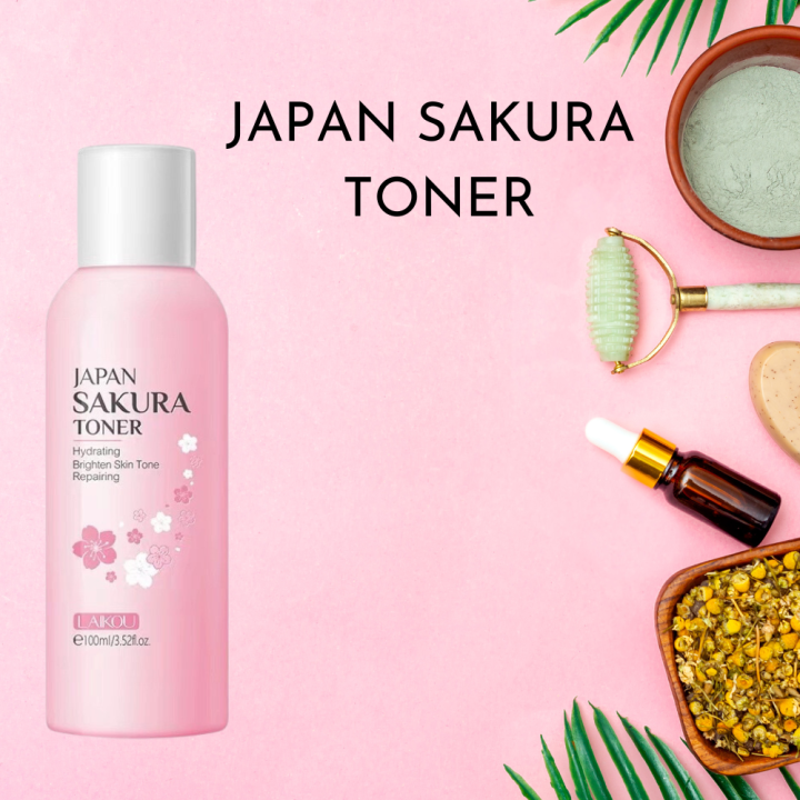 Authentic Japan Sakura Toner/Cream For All Types Of Skin Sensitive Oily