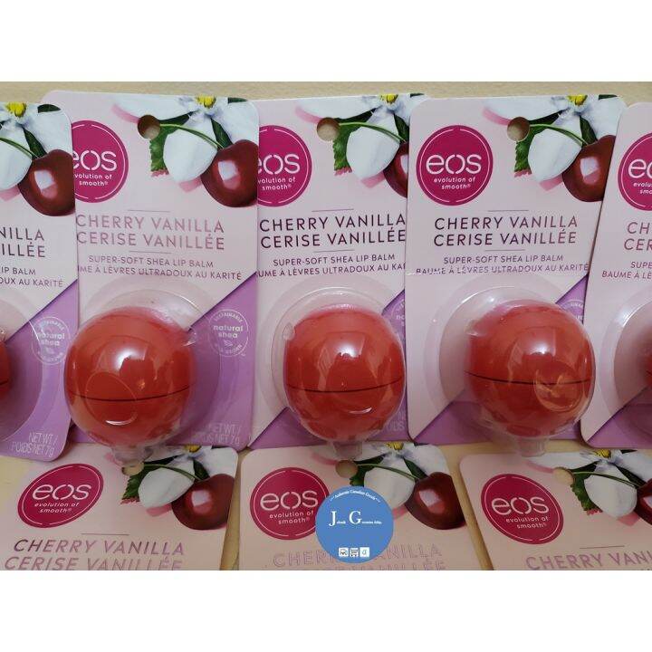 EOS Super Soft Shea Lip Balm Cherry Vanilla 7g Imported from CANADA Lazada PH
