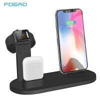 ZZOOI 3 in 1 Fast Charger For iPhone 14 13 12 11 Pro Max XS X 8 Plus Charger Dock Station Base For Apple Watch 8 7 SE 6 AirPods 3 Pro