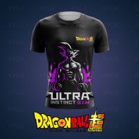 2023 In stock sleeve anime summer short t-shirts cartoon dragon ball z 3d print mens shirt cool oversized t-shirt  clothing ，Contact the seller to personalize the name and logo