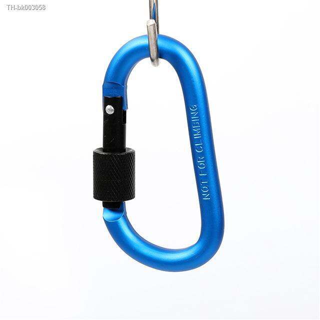 carabiner-clip-aluminium-alloy-tourist-hooks-d-shaped-buckle-climbing-hook-keychain-camping-outdoor-mountaineering-equipments