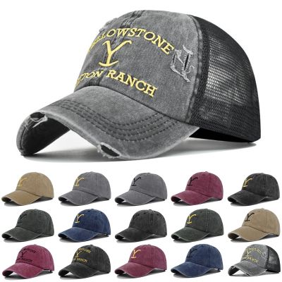 [hot]Yellowstone Baseball Caps Women and Men Sunscreen Hat Casual Adjustable Yellowstone Dutton Ranch Hats Baseball Cap