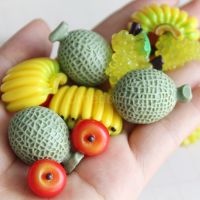 ⊙┅☾ Miniature Dollhouse Fruit Mini Banana Apple Food for Blyth Barbies Doll House Kitchen Accessories