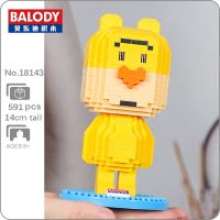 Balody 18143 Cartoon Benrat Bear Animal Pet 3D Model 591pcs Small Mini Diamond Blocks Bricks Building Toy for Children no Box