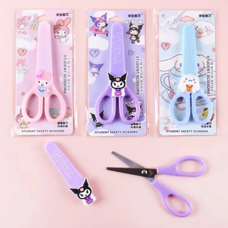 Safety Scissors with Unicorn Protective Cover Cap