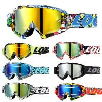 LOGTO Outdoor Motorcycle Goggles Cycling MX Off-Road Ski Sport ATV Dirt Bike Racing Glasses for Motocross Goggles Google