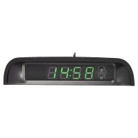 Car Clocks with Night Display Auto Internal Stick-on Digital Watch Solar Powered 24-Hour Car Clock