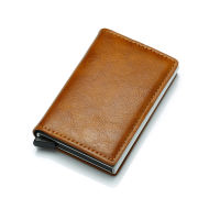 【CW】Wallet Credit Card Holder Men Wallet RFID Bank Card Holder Vintage Leather Wallet with Money Clips