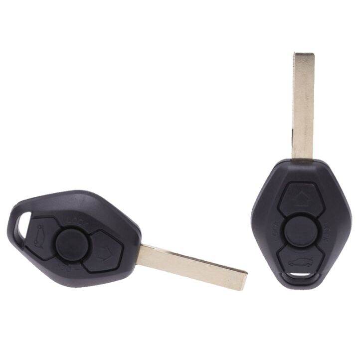 2pcs-uncut-car-replacement-remote-blank-key-shell-case-for-bmw-1-3-5-6-7-x3-x5-e53-e46-e39-e60-z4