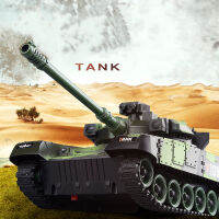 1:32 RC Battle Tank Heavy ขนาดใหญ่ Interactive สงครามทหารรีโมทคอนลรถของเล่นยิงกระสุนรุ่น Electronic Boy Toys