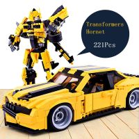 HOT!!!♘ pdh711 【Spot 】221PCS Compatible with Lego Transformers Bumblebee Building Blocks Children Educational Toys