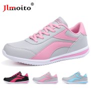 Women Golf Shoes Leather Breathable Golf Shoes Summer Mesh Spikeless Golf