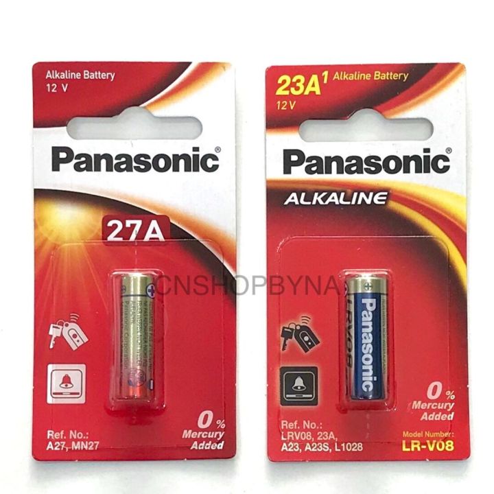 ถ่าน-27a-12v-23a-12v-panasonic-ถ่านอัลคาไลน์-พานาโซนิกของแท้-จากบริษัท