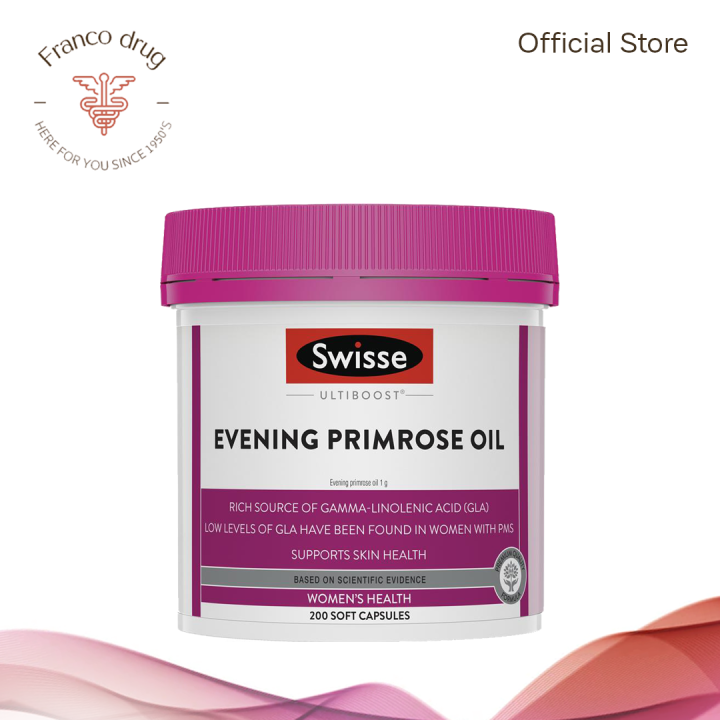 Swisse Ultiboost Evening Primrose Oil 200's Expiry Date August