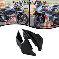 YAMAHA YZF-R3 YZF R3 2019-2023ปีกนางฟ้าด้านหน้าฝาครอบปีกแอโรไดนามิกชุดป้องกันอุปกรณ์เสริมสำหรับ R3